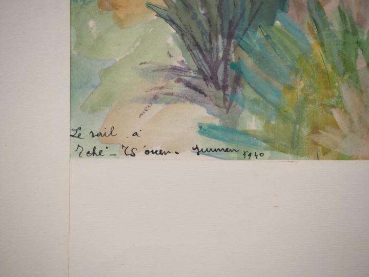 Louis Robert BATE (1898-1948, grand prix de l'Indochine en 1938). "Le 