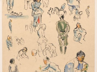 Vente aux enchères Louis Robert BATE (1898-1948, grand prix de l'Indochine en 1938). "Etu