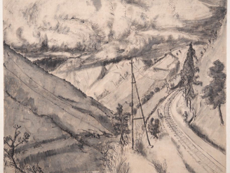 Vente aux enchères Louis Robert BATE (1898-1948, grand prix de l'Indochine en 1938). "Voi