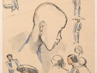 Vente aux enchères Louis Robert BATE (1898-1948, grand prix de l'Indochine en 1938). "Etu