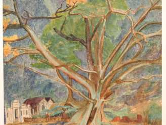 Vente aux enchères Louis Robert BATE (1898-1948, grand prix de l'Indochine en 1938). "Arb