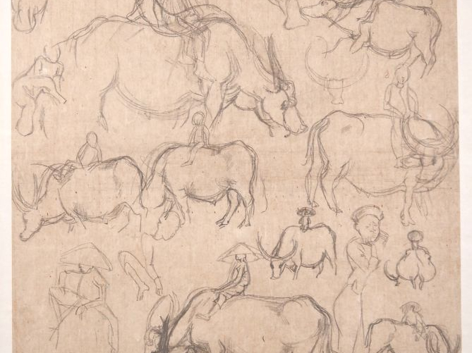 Louis Robert BATE (1898-1948, grand prix de l'Indochine en 1938). "Etu