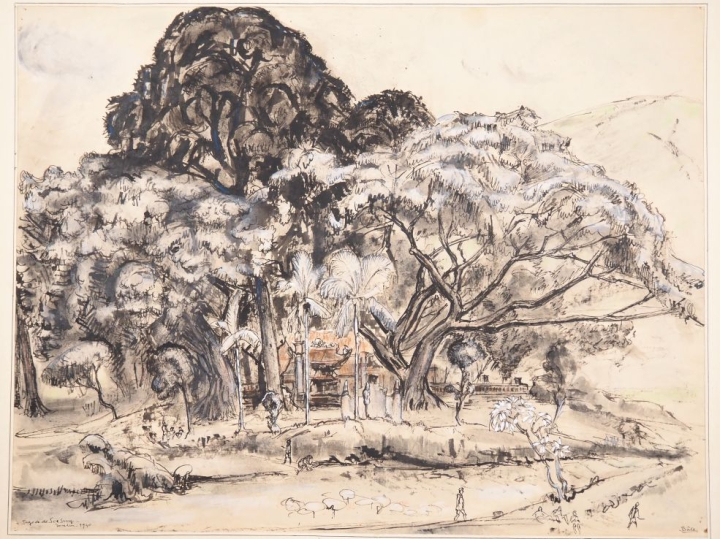 Louis Robert BATE (1898-1948, grand prix de l'Indochine en 1938). "Pag