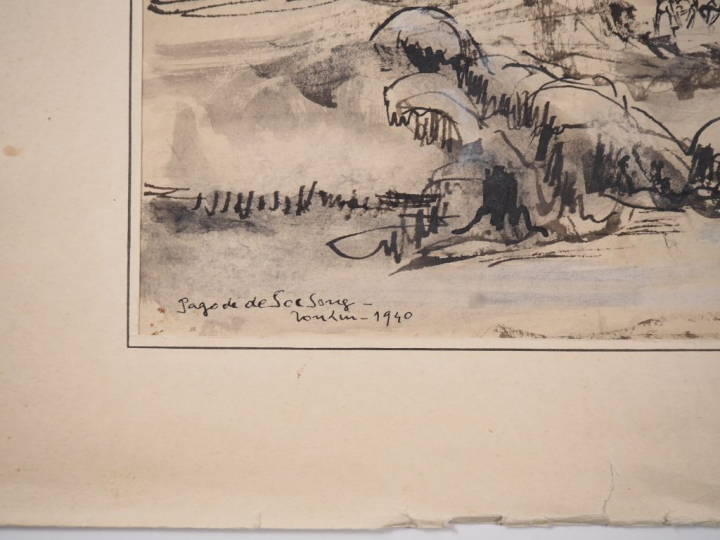 Louis Robert BATE (1898-1948, grand prix de l'Indochine en 1938). "Pag