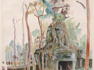 Vente aux enchères Louis Robert BATE (1898-1948, grand prix de l'Indochine en 1938). "Ang