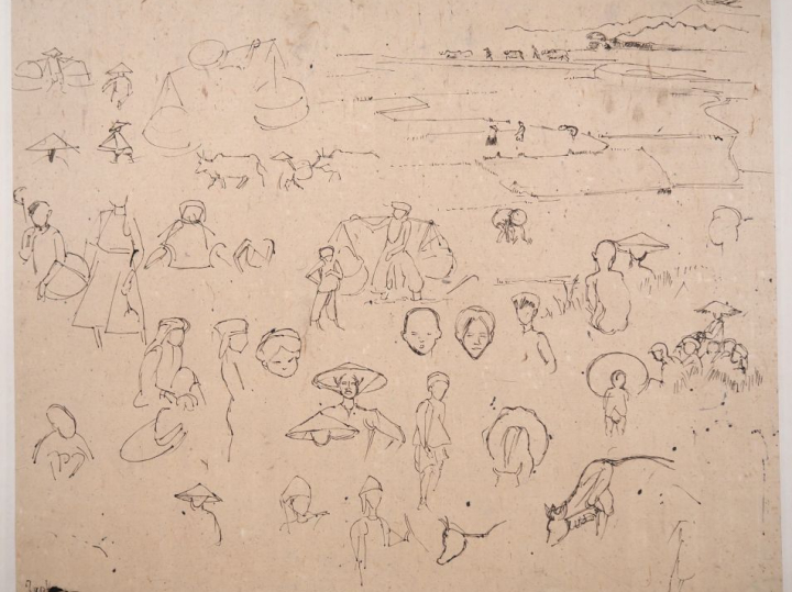 Louis Robert BATE (1898-1948, grand prix de l'Indochine en 1938). "Etu