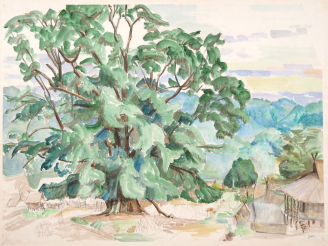 Vente aux enchères Louis Robert BATE (1898-1948, grand prix de l'Indochine en 1938). "Vil