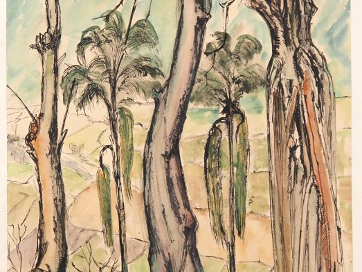 Louis Robert BATE (1898-1948, grand prix de l'Indochine en 1938). "Vue