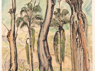 Vente aux enchères Louis Robert BATE (1898-1948, grand prix de l'Indochine en 1938). "Vue