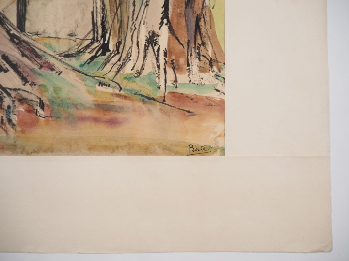 Louis Robert BATE (1898-1948, grand prix de l'Indochine en 1938). "Vue