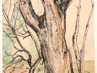 Vente aux enchères Louis Robert BATE (1898-1948, grand prix de l'Indochine en 1938). "Arb