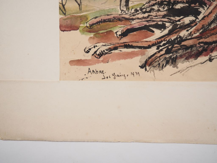 Louis Robert BATE (1898-1948, grand prix de l'Indochine en 1938). "Arb