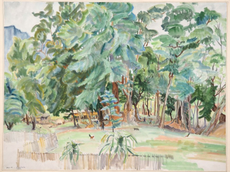 Vente aux enchères Louis Robert BATE (1898-1948, grand prix de l'Indochine en 1938). "Vil