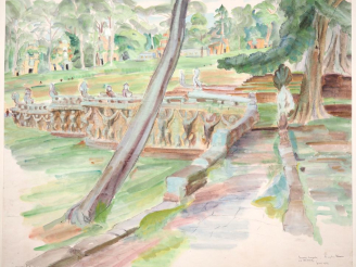 Vente aux enchères Louis Robert BATE (1898-1948, grand prix de l'Indochine en 1938). "Ter