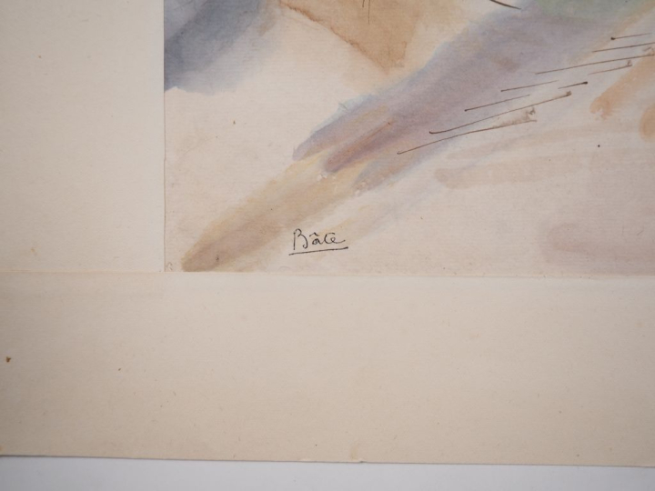 Louis Robert BATE (1898-1948, grand prix de l'Indochine en 1938). "Vue