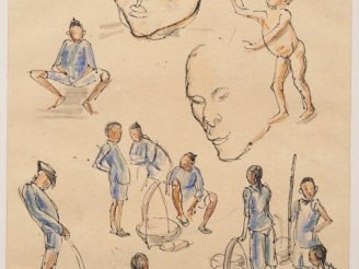 Vente aux enchères Louis Robert BATE (1898-1948, grand prix de l'Indochine en 1938). "Etu