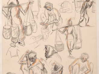 Vente aux enchères Louis Robert BATE (1898-1948, grand prix de l'Indochine en 1938). "Réc