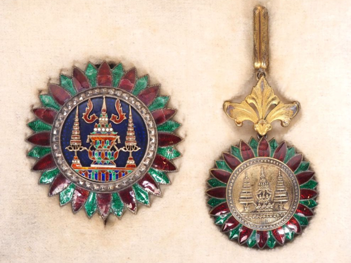 Thaïlande, ordre de la couronne du Siam, fin XIXe début XXe siècle, Co