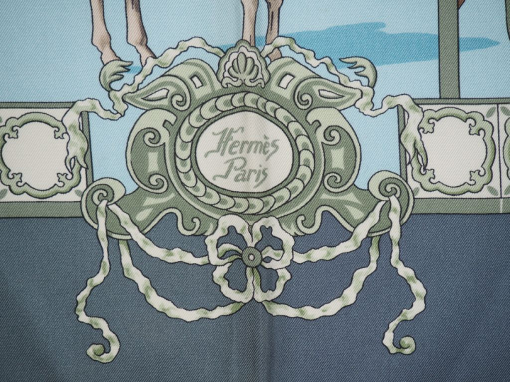 HERMES, Paris Carré de soie, modèle "Real Escuela Andaluza Del Arte Eq