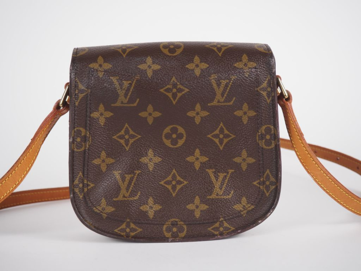 Louis VUITTON, Paris Petit sac bandoulière en toile monogrammée. Ferme