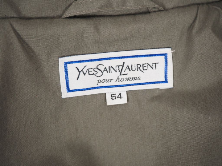 Yves SAINT LAURENT, pour homme Trench d’homme en coton (35%) et polyes