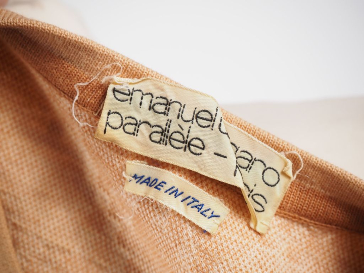 Emanuel UNGARO, Parallèle, Paris Pull sans manche, à décor dans les to