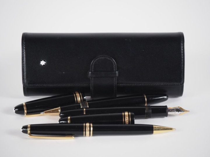 MONTBLANC, Meisterstuck Ensemble comprenant un stylo à bille, un stylo