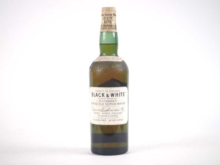 BLACK AND WHITE OLD SCOTCH WHISKY 75 cl - 43 %