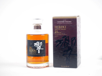 Vente aux enchères HIBIKI 21 YEARS 70 cl - 43 % - COFFRET 