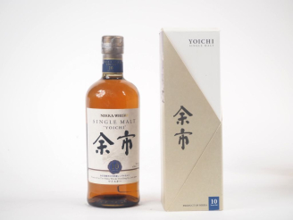 Vente aux enchères NIKKA 'YOICHI' 10 YEARS 70 cl - 45 % - COFFRET 