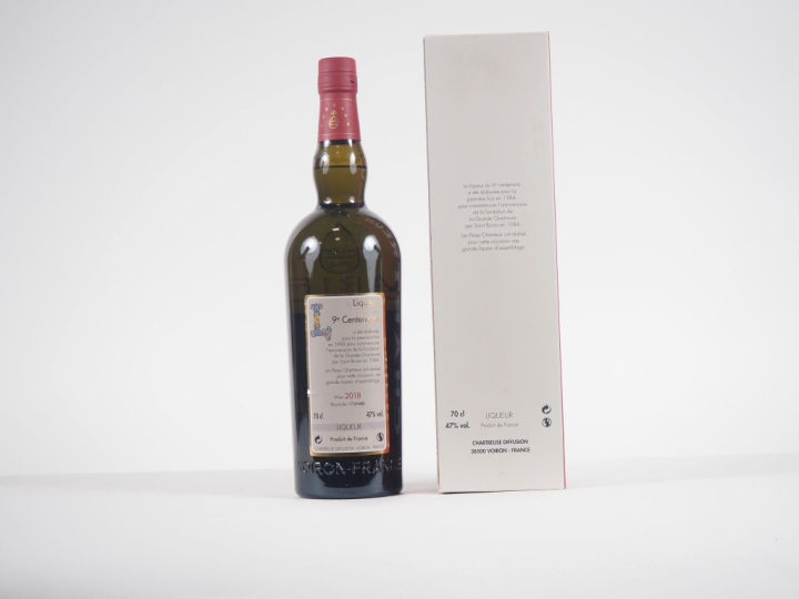 1 BOUTEILLE CHARTREUSE "LIQUEUR 9e CENTENAIRE" - 2018 - N°07482 - COFF