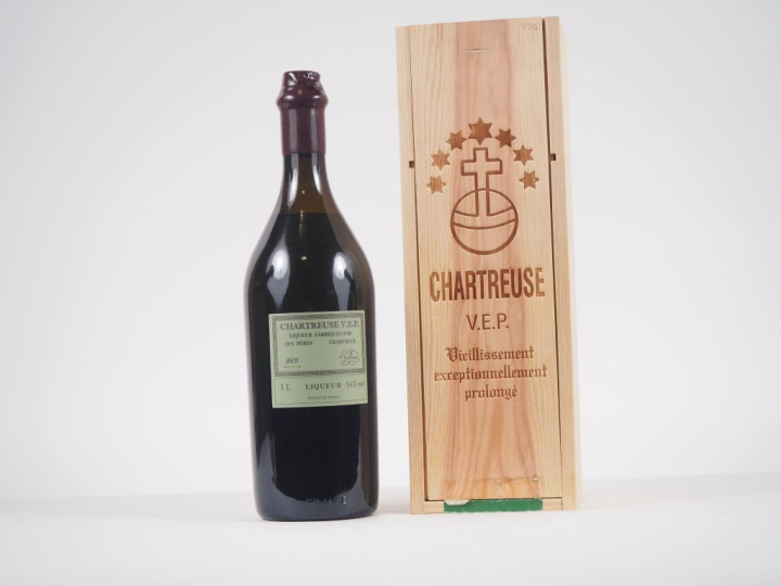 1 BOUTEILLE (1 L) CHARTREUSE VERTE VEP - 2021 - N°06594
