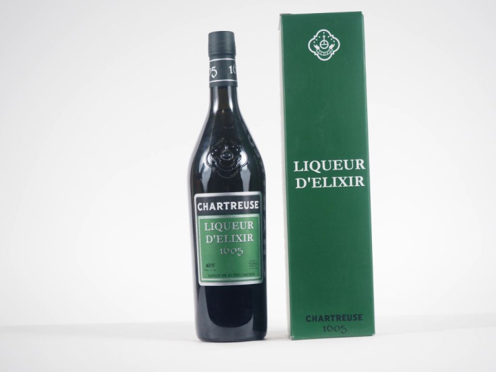 1 BOUTEILLE CHARTREUSE "LIQUEUR D'ELIXIR 1605" - 2023 - COFFRET 