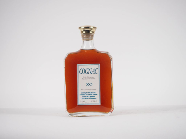 1 BOUTEILLE COGNAC PETITE CHAMPAGNE XO CHRISTOPHE BRUSSEAU 70 cl