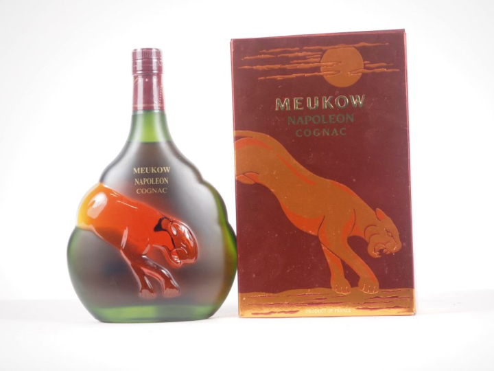 1 BOUTEILLE COGNAC MEUKOW NAPOLÉON 70 cl - COFFRET 