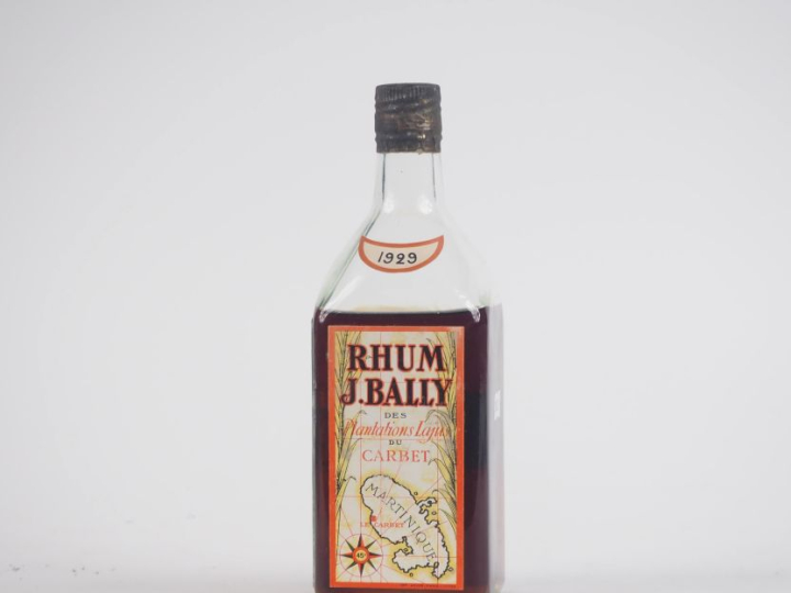 1 BOUTEILLE RHUM J.BALLY - 1929 - NIVEAU BAS