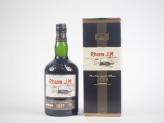 Vente aux enchères 1 BOUTEILLE RHUM J.M 42.3 % - 2009 - COFFRET