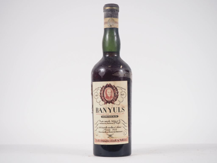 1 BOUTEILLE BANYULS DOMINICAIN "CUVÉE DE LA CENTENAIRE" - 1929