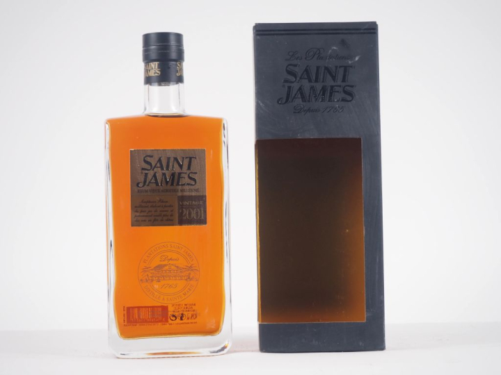 1 BOUTEILLE RHUM SAINT JAMES 70 cl - 43 % - 2001