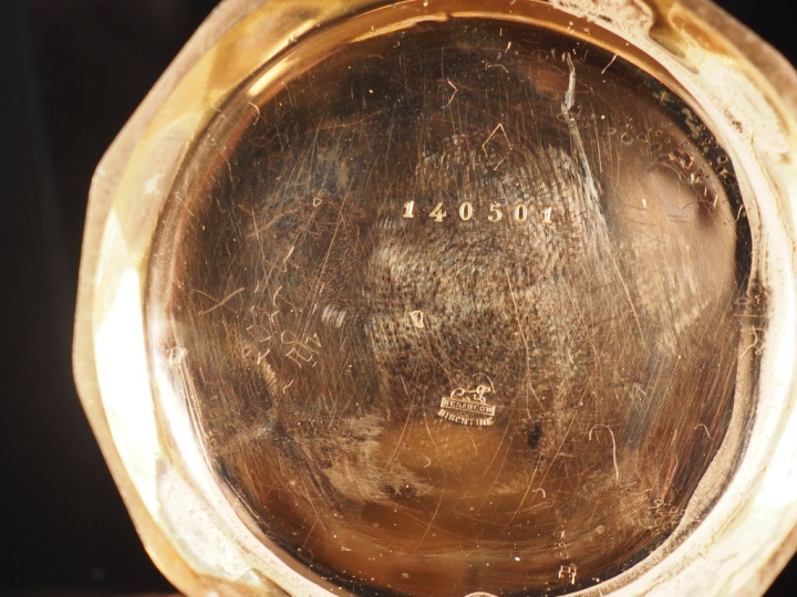 DEUXIEME MOITIE DU XIXème SIECLE Montre de gousset Napoléon III en or 