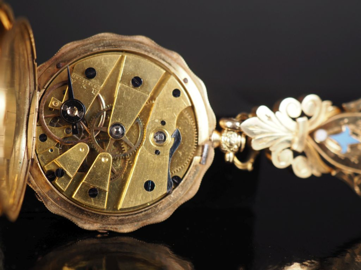 TRAVAIL FRANÇAIS  N° 3268  Deuxième moitié du XIXème siècle.  Montre d