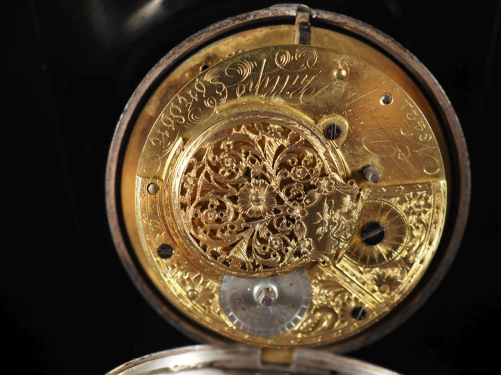 PHILIP PHILLIPO N° 8421 Montre en argent anglais avec boîtier de prote