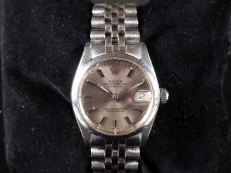 Vente aux enchères ROLEX, Datejust Ref. 6824 N° 5121993 Vers 1960 Montre-bracelet « Mid-s