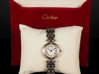 Vente aux enchères CARTIER, Panthère Vendome  Ref. 1057920. N° 06399.  Vers 1980  Montre-