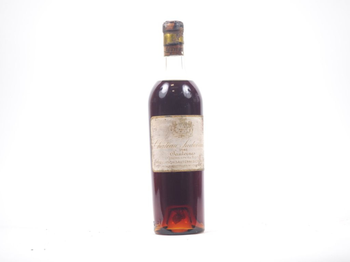 1 BOUTEILLE CHATEAU SUDUIRAUT 1er CC SAUTERNES - 1948 - HEP/ELS/BOUCHO