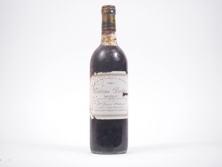 1 BOUTEILLE CHÂTEAU DUDON SAUTERNES - 1982 - LB/BTS 