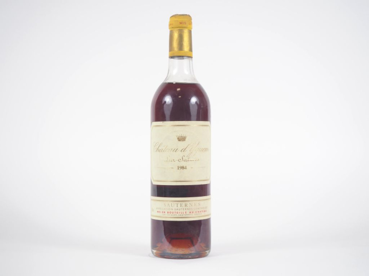 1 BOUTEILLE CHÂTEAU D'YQUEM 1er CCS SAUTERNES - 1984 - HEP