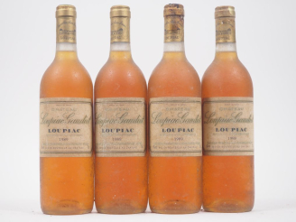 Vente aux enchères 4 BOUTEILLES CHÂTEAU LOUPIAC GAUDIET LOUPIAC - 1989 - ES/BS