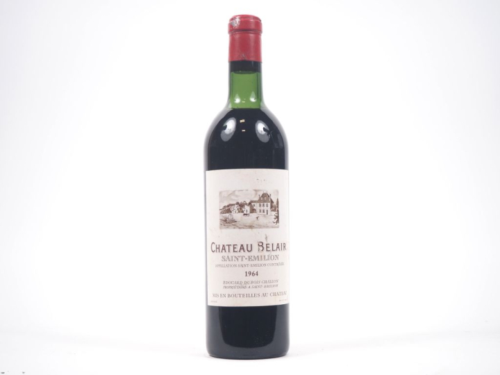 1 BOUTEILLE CHÂTEAU BELAIR ST ÉMILION - 1964 - LB-HEP/ETLA