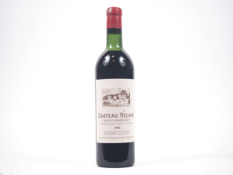 Vente aux enchères 1 BOUTEILLE CHÂTEAU BELAIR ST ÉMILION - 1964 - LB-HEP/ETLA